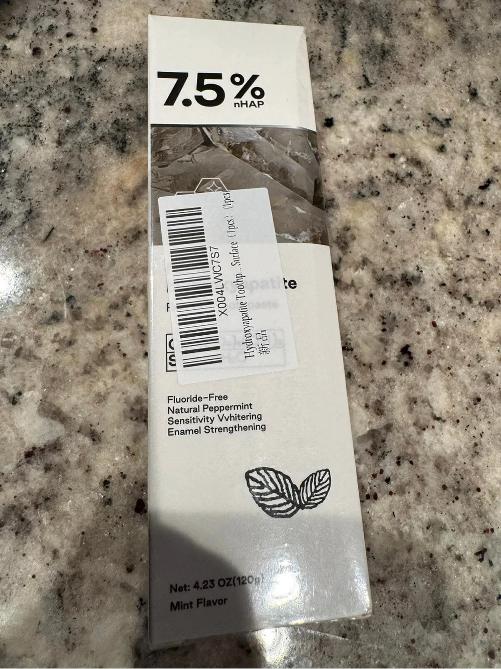 Nano-Hydroxyapatite 7.5% Repair Toothpaste – White